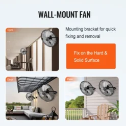 VEVOR Wall Mount Fan, 2 PCS 18 Inch Manual 360-Degree Tilt Adjustment, 3-speed High Velocity Max. 4000 CFM Industrial Wall Fan 12 VEVOR Wall Mount Fan, 2 PCS 18 Inch Manual 360-Degree Tilt Adjustment, 3-speed High Velocity Max. 4000 CFM Industrial Wall Fan -Aesthtic Interiors GUEST 2515fbd6 ace5 405b 8a43 2b1bdb33fcaf