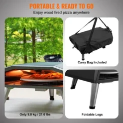 VEVOR Outdoor Pizza Oven, 13" Gas Fired Pizza Maker, Portable Outside Pizza Grill With Thickened Cordierite Pizza Stone, Waterproof Cover 12 VEVOR Outdoor Pizza Oven, 13" Gas Fired Pizza Maker, Portable Outside Pizza Grill With Thickened Cordierite Pizza Stone, Waterproof Cover -Aesthtic Interiors GUEST 25803a52 a962 404d abd6 7cd6dd682b28