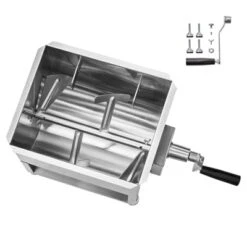 VEVOR Manual Meat Mixer, 30L Fixed Tank Meat Processing Equipment(Mixing Max 30LBS For Meat), Stainless Steel Meat Mixer, , Silver 15 VEVOR Manual Meat Mixer, 30L Fixed Tank Meat Processing Equipment(Mixing Max 30LBS For Meat), Stainless Steel Meat Mixer, , Silver -Aesthtic Interiors GUEST 25a269a3 c4f4 481c ba07 7713b933f1be