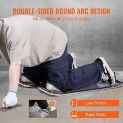 VEVOR Concrete Knee Boards Stainless Steel, 30'' X 10'' Concrete Sliders, Knee Boards For Concrete, Concrete Knee Pads Moving Sliders -Aesthtic Interiors GUEST 279189f3 948b 42bc a3da dfc0787c67a3