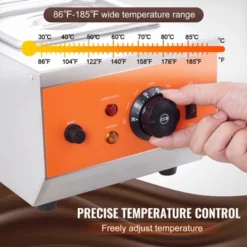 VEVOR Chocolate Tempering Machine,9 Lbs 2 Tanks Chocolate Melting Pot With TEMP Control 86~185℉,800W Stainless Steel Electric Commercial Food Warmer -Aesthtic Interiors GUEST 27d3acb7 ce0e 4d68 986e d334f3c2aca6