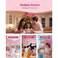 VEVOR Electric Cotton Candy Machine, 1000W Commercial Candy Floss Maker With 20.5 In Stainless Steel Bowl, Sugar Scoop, And Drawer, Pink -Aesthtic Interiors GUEST 28717aa3 9cad 4d1b be5f db66831e735e