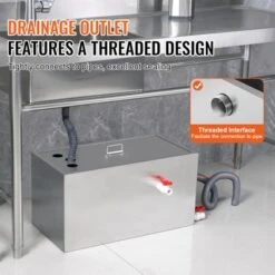 VEVOR Commercial Grease Trap, 25 LBS Grease Interceptor, Top Inlet Interceptor, Stainless Steel Grease Trap, 6.4 GPM Waste Water Oil-water Separator -Aesthtic Interiors GUEST 28b1ead9 486c 494d 889b 1e73ab1c5f31