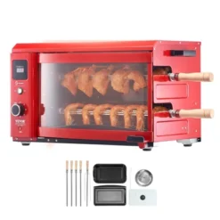 VEVOR Shawarma Grill Machine, 2 Strings Of Barbecue Capacity, Chicken Shawarma Cooker Machine, Electric Broiler Gyro Rotisserie Oven Doner Kebab -Aesthtic Interiors GUEST 2a7ac278 b8be 4bf0 abdc a65a37efc20d