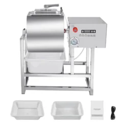 VEVOR Commercial Meat Tumbler Marinator, 40L Vacuum Tumbler Marinating Machine With Bidirectional Rotation And 3-Speed, Silver 15 VEVOR Commercial Meat Tumbler Marinator, 40L Vacuum Tumbler Marinating Machine With Bidirectional Rotation And 3-Speed, Silver -Aesthtic Interiors GUEST 2b273c33 f280 452e 8934 44435f1e84e8