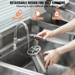 VEVOR Meat Grinder, 6 Lbs/Min Capacity Electric Meat Grinders With Blade, Grinding Plate, Sausage Maker, Stainless Steel Commercial Meat Mincer 13 VEVOR Meat Grinder, 6 Lbs/Min Capacity Electric Meat Grinders With Blade, Grinding Plate, Sausage Maker, Stainless Steel Commercial Meat Mincer -Aesthtic Interiors GUEST 2d982938 716c 4cb4 919f 1a833e283eb5