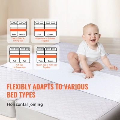 VEVOR Bed Bridge, King Bed Converter Kit, Split King Gap Filler For Adjustable Bed Mattress Connector Mattress Gap Filler 2 VEVOR Bed Bridge, King Bed Converter Kit, Split King Gap Filler For Adjustable Bed Mattress Connector Mattress Gap Filler - Image 2