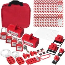 VEVOR Electrical Lockout Tagout Kit, 47 PCS Safety Loto Kit Includes Padlocks, Hasps, Tags, Nylon Ties, Plug Lockouts, Circuit Breaker Lockouts 15 VEVOR Electrical Lockout Tagout Kit, 47 PCS Safety Loto Kit Includes Padlocks, Hasps, Tags, Nylon Ties, Plug Lockouts, Circuit Breaker Lockouts -Aesthtic Interiors GUEST 2e3c11e1 517f 4fe4 ab9b 38f8141019ba