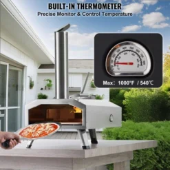 VEVOR Portable Outdoor Oven, 12-inch Pizza Oven, Pellet & Chips & Charcoal Tri-Fuel, Stainless Steel Pizza Grill 11 VEVOR Portable Outdoor Oven, 12-inch Pizza Oven, Pellet & Chips & Charcoal Tri-Fuel, Stainless Steel Pizza Grill -Aesthtic Interiors GUEST 2e526c32 bcb7 4a09 9165 058583e4e67f