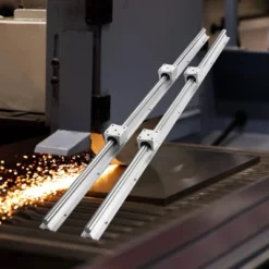 VEVOR Linear Guide Rail Set, SBR16 1000mm, 2 PCS 39.4 In/1000 Mm SBR16 Guide Rails And 4 PCS SBR16UU Slide Blocks, Linear Rails And Bearings Kit