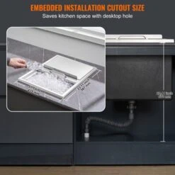 VEVOR Drop In Ice Chest, 24"L X 18"W X 13"H Stainless Steel Ice Cooler, Commercial Ice Bin With Sliding Cover, 40.9 Qt Outdoor Kitchen Ice Bar -Aesthtic Interiors GUEST 30a3b25e 2366 44c4 9689 37bdf31a307f