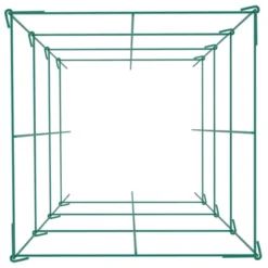 VEVOR Tomato Cages, 14.6" X 14.6" X 39.4", 6 Packs Square Plant Support Cages, Green PVC-Coated Steel Tomato Towers, Green -Aesthtic Interiors GUEST 30d6404e 1a5d 49d5 adcc bbbc338afc3b