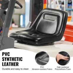 VEVOR Universal Tracor Seat, Lawn Mower Seat With Micro Switch And Drainage Holes, 6.3-13.4 Inch Extended Slot Tractor Seat, Black -Aesthtic Interiors GUEST 314317f7 a87d 4db6 a07b 529d73784999