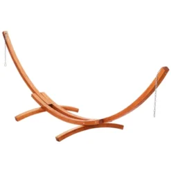 VEVOR Wooden Hammock Stand, 475 Lbs Capacity Universal 2 Person Hammock Frame Fits 9-13 Ft Hammocks, Larch Wood Arc Adjustable Stand For Hammock -Aesthtic Interiors GUEST 316c1fce 43b7 4d97 b360 2815b9bc731c