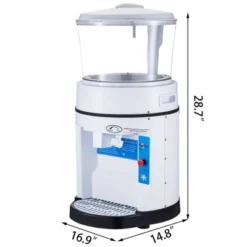 VEVOR 110V Commercial Ice Shaver Crusher 1100LBS/H With 17.6 LBS Hopper, 350W Tabletop Electric Snow Cone Maker 320 RPM Rotate Speed, White -Aesthtic Interiors GUEST 31b12a11 a52d 498d b766 4a5706cadbd5