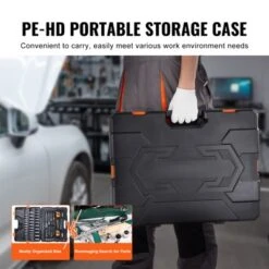 VEVOR Mechanics Tool Set And Socket Set, 1/4" 3/8" 1/2" Drive Deep And Standard Sockets, 205 Pcs SAE And Metric Mechanic Tool Kit 11 VEVOR Mechanics Tool Set And Socket Set, 1/4" 3/8" 1/2" Drive Deep And Standard Sockets, 205 Pcs SAE And Metric Mechanic Tool Kit -Aesthtic Interiors GUEST 31f47882 ac54 4283 a89e 8dc843a1b640