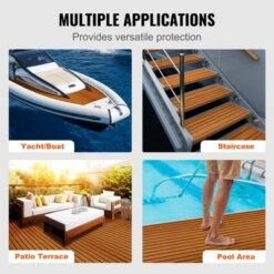 VEVOR Boat Flooring, EVA Foam Boat Decking 94.5" X 35.4", Non-Slip Self-Adhesive Flooring, 23.2 Sq.ft Marine Carpet For Boats, Yacht, Pontoon BLUE -Aesthtic Interiors GUEST 320b1015 65ab 4b00 a6c0 0f9959a30e35