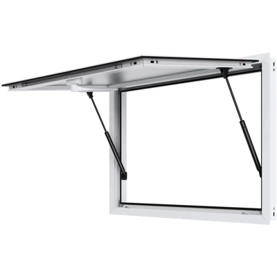 VEVOR Concession Window For Food Truck, 36"x24" Aluminum Alloy Food Truck Service Window, Up To 85 Degrees Stand Serving Window With Awning Door 8 VEVOR Concession Window For Food Truck, 36"x24" Aluminum Alloy Food Truck Service Window, Up To 85 Degrees Stand Serving Window With Awning Door - Image 8