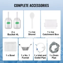 VEVOR Commercial Snowflake Ice Machine, 529.1LBS/24H Snowflake Ice Maker, Stainless Steel Ice Shaver Machine, Electric Snow Cone Maker, Silver 13 VEVOR Commercial Snowflake Ice Machine, 529.1LBS/24H Snowflake Ice Maker, Stainless Steel Ice Shaver Machine, Electric Snow Cone Maker, Silver -Aesthtic Interiors GUEST 32e4c1ce 3ced 4857 88cc 5f7bae7ff8db