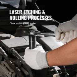 VEVOR Drive Impact Socket Set 3/8" - 18 Piece Deep Socket Set Metric 8-22mm - 6 Point CR-V Alloy Steel For Auto Repair,BLACK -Aesthtic Interiors GUEST 330b3a88 1ddf 4ffe afa2 23c6dc66c407