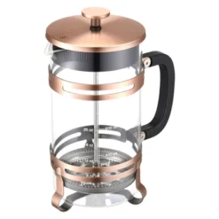 VEVOR French Press Coffee Maker, 34 Ounce 1 Liter Borosilicate Glass Coffee Press Tea Maker With Stainless Steel Filter, Copper -Aesthtic Interiors GUEST 3401ac79 2eb0 45c8 b34f 44024259dacb