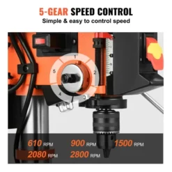 VEVOR Tabletop Drill Press: 3.2 Amp, 120V, 5-Speed Settings, Durable Cast Iron Build, 10-inch Swing, Worktable Tilts 0-45° 11 VEVOR Tabletop Drill Press: 3.2 Amp, 120V, 5-Speed Settings, Durable Cast Iron Build, 10-inch Swing, Worktable Tilts 0-45° -Aesthtic Interiors GUEST 367cb440 f3f9 4bf1 8aa6 b9d9de1d7b1f