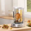 VEVOR Shawarma Grill Machine, Vertical Chicken Shawarma Cooker Machine Countertop, Electric Stainless Steel Broiler Gyro Rotisserie Oven Doner