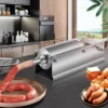 VEVOR Manual Sausage Stuffer, 5 L / 11 LBS Horizontal Sausage Machine, Dual-Speed Meat Stuffer, Made Of Food-Grade 304 Stainless Steel, Silver