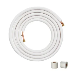 VEVOR 25FT Mini Split Line Set, 3/8" & 5/8" O.D Copper Pipes Tubing And Triple-Layer Insulation, For Mini Split Air Conditioning Refrigerant, White 15 VEVOR 25FT Mini Split Line Set, 3/8" & 5/8" O.D Copper Pipes Tubing And Triple-Layer Insulation, For Mini Split Air Conditioning Refrigerant, White -Aesthtic Interiors GUEST 379a3cbf 7fb1 48ac bda9 f246d305a343