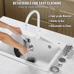 VEVOR Manual Meat Grinder, 304 Stainless Steel Hand Meat Grinder With Suction Cup + Steel Table Clamp, Meat Mincer Sausage Maker & 2 Cutting Plates -Aesthtic Interiors GUEST 39a43ad9 3bea 46c8 9822 218117238d48