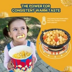 VEVOR Popcorn Maker, 480W Popcorn Popper Machine, 4 Oz Kettle Makes 1.5 Gallon Per Batch, Tabletop Popcorn Maker, Includes 3 Scoops, Red -Aesthtic Interiors GUEST 3b2517d8 b239 4ff7 8523 e01150bf18fe 1