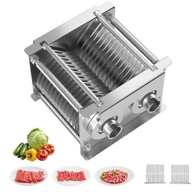 VEVOR Meat Cutter Machine Blade, 7 Mm Blade For Commercial Meat Cutter, One Set Blade For SJY-DQ90 Meat Cutting Machine, Stainless Steel, Silver 8 VEVOR Meat Cutter Machine Blade, 7 Mm Blade For Commercial Meat Cutter, One Set Blade For SJY-DQ90 Meat Cutting Machine, Stainless Steel, Silver - Image 8