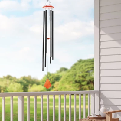VEVOR Wind Chimes For Outside, 60 In, Deep Tone Wind Chimes With 6 Tubes, Unique Large Memorial Wind Chimes For Anniversary, Black 1 VEVOR Wind Chimes For Outside, 60 In, Deep Tone Wind Chimes With 6 Tubes, Unique Large Memorial Wind Chimes For Anniversary, Black