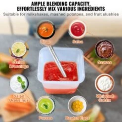 VEVOR Commercial Immersion Blender, 500 Watt Heavy Duty Hand Mixer, Variable Speed Kitchen Stick Mixer With 304 Stainless Steel Blade 12 VEVOR Commercial Immersion Blender, 500 Watt Heavy Duty Hand Mixer, Variable Speed Kitchen Stick Mixer With 304 Stainless Steel Blade -Aesthtic Interiors GUEST 3f4c5045 39c2 473a bda4 a38d984c9174