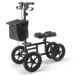 VEVOR Folding Knee Scooter,Carbon Steel Steerable Knee Walker With Height-Adjustable Handlebar & Knee Pad,12" All-Terrain Wheel,Dual Brakes, 350LBS -Aesthtic Interiors GUEST 404a5058 feeb 4fc0 b167 cd4afb90556d
