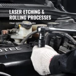 VEVOR 3/8" Drive Impact Socket Set, 14 Piece Shallow Socket Set Metric 7-20mm, 6 Point Cr-Mo Alloy Steel For Auto Repair, Easy-to-Read Size Markings -Aesthtic Interiors GUEST 40aa6eac 477e 4b54 985f f51ed0bad610