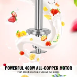 VEVOR Ice Cream Blender, 400W High-Speed Ice Cream Maker Mixer Stir Machine 4200RPM, Stepless Speed Adjustment, Silver -Aesthtic Interiors GUEST 411dc26c 1e27 4b4d 8e9a db9a72f7b38f