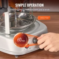 VEVOR Shawarma Grill Machine, Vertical Chicken Shawarma Cooker Machine Countertop, Electric Stainless Steel Broiler Gyro Rotisserie Oven Doner -Aesthtic Interiors GUEST 423d87cf 650d 4b5e 9cb2 a202143b4b59