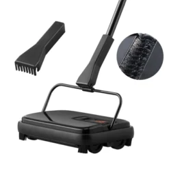 VEVOR Carpet Sweeper, 7.87 In Sweeping Paths, Floor Sweeper Manual Non Electric, 300 Ml Dustbin Capacity With Comb For Home Office Rugs -Aesthtic Interiors GUEST 42af5a84 fcee 41e4 b5bf e519e6b29b6b