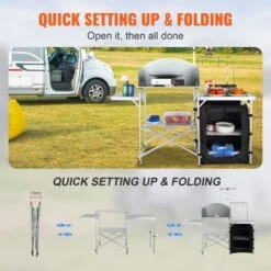 VEVOR Camping Kitchen Table, Folding Outdoor Cooking Table With Storage Carrying Bag, Aluminum Cook Station 1 Cupboard & Detachable Windscreen 10 VEVOR Camping Kitchen Table, Folding Outdoor Cooking Table With Storage Carrying Bag, Aluminum Cook Station 1 Cupboard & Detachable Windscreen -Aesthtic Interiors GUEST 43626994 66da 4436 aa29 6ddfd92e654f