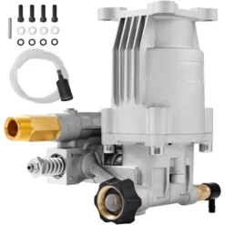 VEVOR Pressure Washer Pump, 3/4" Shaft Horizontal, 3400 PSI, 2.5 GPM, Replacement Power Washer Pumps Kit, Parts Washer Pump, Silver -Aesthtic Interiors GUEST 44380df2 37b8 415a 93bc 4a639953763b