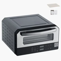 VEVOR Electric Pizza Oven, Smart Pizzas Maker Indoor With 5 Preset, 12-Inch Countertop Pizza Cooker W/ Touch Srceen, 750℉ Max Temp, Silver&Grey -Aesthtic Interiors GUEST 4456db61 9be8 4097 aae4 6356a7bc0481