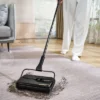 VEVOR Carpet Sweeper, 7.87 In Sweeping Paths, Floor Sweeper Manual Non Electric, 300 Ml Dustbin Capacity With Comb For Home Office Rugs