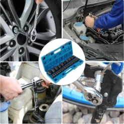 VEVOR Impact Socket Set 1/2 Inches 26 Piece Impact Sockets, Shallow Socket, 6-Point Sockets, Rugged Construction, 1/2 Inches Drive Socket Set -Aesthtic Interiors GUEST 449e72da a3cf 4b1e 8cd3 07ca487cb694