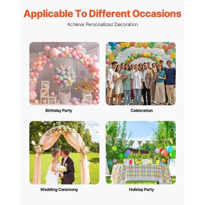 VEVOR Wedding Arch Backdrop Stand, 7.2FT & 4FT, Set Of 2 Stand With Case Connection & Chassis Crossbar Design 6 VEVOR Wedding Arch Backdrop Stand, 7.2FT & 4FT, Set Of 2 Stand With Case Connection & Chassis Crossbar Design - Image 6