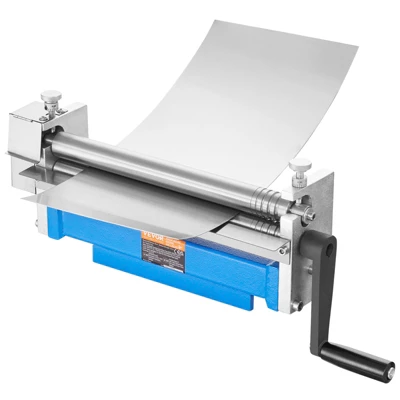 VEVOR Slip Roll Machine, 12.6 Inches Forming Width In 20 Gauge Capacity, Sheet Metal Slip Roller Rolling Bending Machine, Blue 8 VEVOR Slip Roll Machine, 12.6 Inches Forming Width In 20 Gauge Capacity, Sheet Metal Slip Roller Rolling Bending Machine, Blue - Image 8