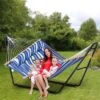 VEVOR Universal 2 Person Hammock Stand, Adjustable Heavy Duty 550 Lbs Capacity Hammock Stand Fits 8-13 Ft Hammocks For Outdoor And Indoor