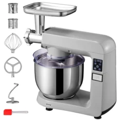 VEVOR 6 In 1 Stand Mixer, 450W Multifunctional Electric Mixer With Tilt-Head, 6 Speeds And LCD Screen Timing, 7.4Qt Stainless Bowl, Dough Hook -Aesthtic Interiors GUEST 47d1a6e0 b146 4ffe 9562 878168d9c0a4
