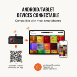 VEVOR Thermal Imaging Camera For Android, 256 X 192 IR Resolution Infrared Thermal Imager With Visual Camera, 25Hz Refresh Rate Thermal Camera, Grey -Aesthtic Interiors GUEST 498db3b5 d5ba 4ecc b163 c38e8ceedd89