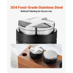 VEVOR Coffee Distributor 58mm, 2-in-1 Adjustable Espresso Distributor With Fan-Shaped Base, Coffee Distributor 304 Stainless Steel, Black -Aesthtic Interiors GUEST 4a04ca3c fc92 48ce 8260 37f644fd9ef2 1